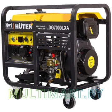 Дизельный генератор Huter LDG 7000LXА (64/2/8)